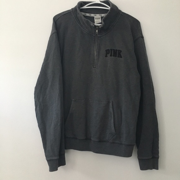 victorias secret / pink quarter zip